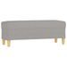 Banc Gris clair 100x35x41 cm Tissu - Photo n°2