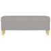 Banc Gris clair 100x35x41 cm Tissu - Photo n°3