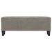 Banc Gris clair 100x35x41 cm Velours - Photo n°3