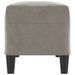 Banc Gris clair 100x35x41 cm Velours - Photo n°4