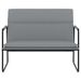 Banc Gris clair 100x64x80 cm Tissu - Photo n°3