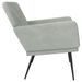 Banc Gris clair 108x79x79 cm Velours - Photo n°4