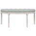 Banc Gris clair 110,5x45x49 cm Velours - Photo n°3