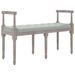 Banc Gris clair 110x40x70 cm Velours - Photo n°1