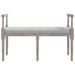 Banc Gris clair 110x40x70 cm Velours - Photo n°3