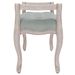 Banc Gris clair 110x45x60 cm Velours - Photo n°4