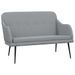 Banc Gris clair 110x76x80 cm Tissu - Photo n°1