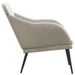 Banc Gris clair 110x76x80 cm Velours - Photo n°4