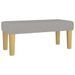 Banc Gris clair 70x30x30 cm Tissu - Photo n°2