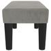 Banc Gris clair 70x30x30 cm Velours - Photo n°4