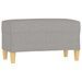 Banc Gris clair 70x35x41 cm Tissu - Photo n°2