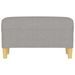 Banc Gris clair 70x35x41 cm Tissu - Photo n°3