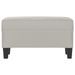 Banc Gris clair 70x35x41 cm Tissu microfibre - Photo n°3