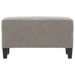 Banc Gris clair 70x35x41 cm Velours - Photo n°3