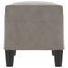 Banc Gris clair 70x35x41 cm Velours - Photo n°4