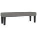 Banc Gris foncé 100x30x30 cm Tissu - Photo n°2