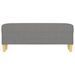 Banc Gris foncé 100x35x41 cm Tissu - Photo n°3