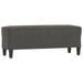 Banc Gris foncé 100x35x41 cm Velours - Photo n°2