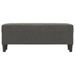 Banc Gris foncé 100x35x41 cm Velours - Photo n°3