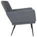 Banc Gris foncé 108x79x79 cm Velours - Photo n°4