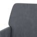 Banc Gris foncé 108x79x79 cm Velours - Photo n°6