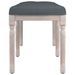 Banc Gris foncé 110x40x49 cm Velours - Photo n°4