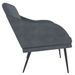 Banc Gris foncé 110x76x80 cm Velours - Photo n°4