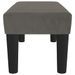 Banc Gris foncé 70x30x30 cm Velours - Photo n°4