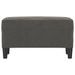 Banc Gris foncé 70x35x41 cm Velours - Photo n°3