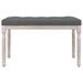 Banc Gris foncé 80x40x49 cm Tissu - Photo n°3