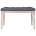 Banc Gris foncé 80x40x49 cm Velours - Photo n°3