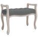 Banc Gris foncé 80x45x60 cm Tissu - Photo n°1