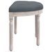 Banc Gris foncé 81,5x41x49 cm Velours - Photo n°4