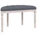 Banc Gris foncé 81,5x41x49 cm Velours - Photo n°5