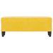 Banc Jaune 100x35x41 cm Velours - Photo n°3