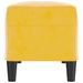 Banc Jaune 100x35x41 cm Velours - Photo n°4