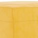 Banc Jaune 100x35x41 cm Velours - Photo n°5