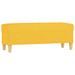 Banc Jaune clair 100x35x41 cm Tissu - Photo n°2