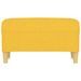 Banc Jaune clair 70x35x41 cm Tissu - Photo n°3