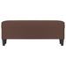 Banc Marron 100x35x41 cm Similicuir - Photo n°3