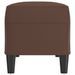 Banc Marron 100x35x41 cm Similicuir - Photo n°4