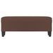 Banc Marron 100x35x41 cm Similicuir - Photo n°3