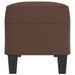 Banc Marron 100x35x41 cm Similicuir - Photo n°4