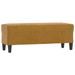 Banc Marron 100x35x41 cm Velours - Photo n°2