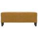 Banc Marron 100x35x41 cm Velours - Photo n°3