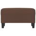 Banc Marron 70x35x41 cm Similicuir - Photo n°3