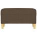 Banc Marron 70x35x41 cm Tissu - Photo n°3