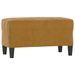 Banc Marron 70x35x41 cm Velours - Photo n°2