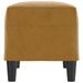 Banc Marron 70x35x41 cm Velours - Photo n°4