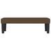 Banc Marron foncé 100x30x30 cm Tissu - Photo n°3